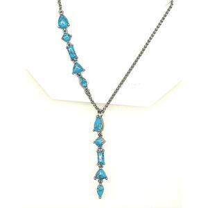 Bomb Party Turquoise Magnesite This Chain Means Business necklace